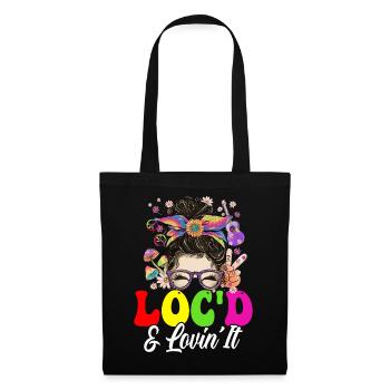 Hippie Dreadlocks Rasta - Tote Bag - black - Front