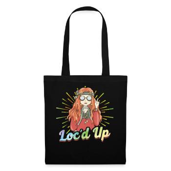 Hippie Dreadlocks Rasta - Tote Bag - black - Front