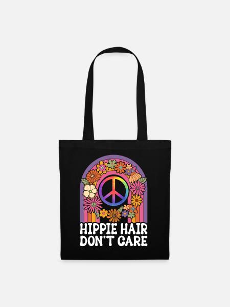 Dreadlocks Rasta Lustig Hippie - Stoffbeutel - Schwarz
