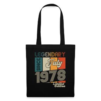 45th Birthday Man Born In July Born 1978 - Tote Bag - black - Front