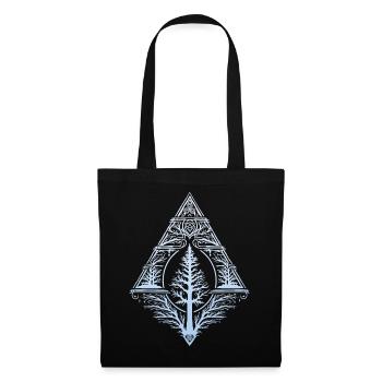 Pagan Tree Fir Teutonic Symbol Triskele Occult - Tote Bag - black - Front
