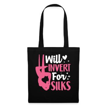 Aerial Silk Aerialist - Tote Bag - black - Front