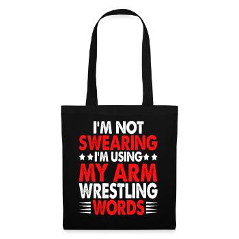 Arm wrestler - Tote Bag - black - Front