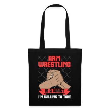 Arm wrestler - Tote Bag - black - Front