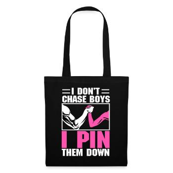 Arm wrestling arm wrestler - Tote Bag - black - Front