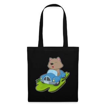Cat Car - Tote Bag - black - Front