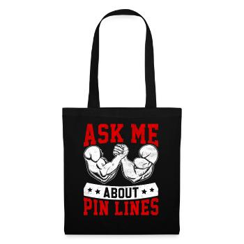 Arm wrestling arm wrestler - Tote Bag - black - Front