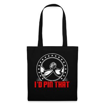 Arm wrestling arm wrestler - Tote Bag - black - Front