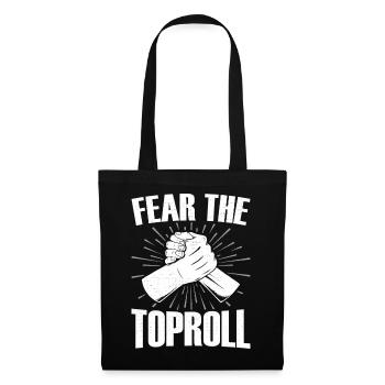Arm wrestling arm wrestler - Tote Bag - black - Front