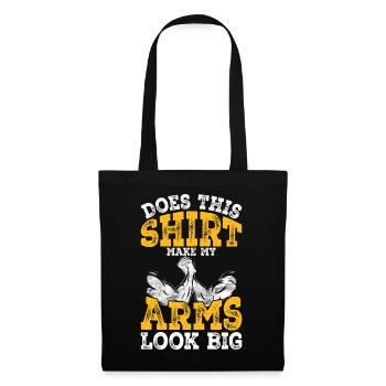 Arm wrestling arm wrestler - Tote Bag - black - Front
