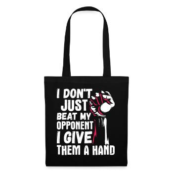 Arm wrestling arm wrestler - Tote Bag - black - Front