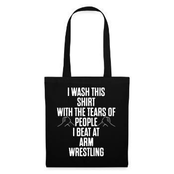 Arm wrestler - Tote Bag - black - Front