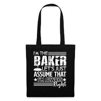 Baker I'm The Baker - Tote Bag - black - Front