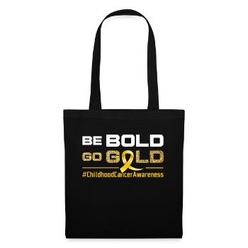 Month September Ribbon Childhood Cancer Awareness - Tote Bag - black - Front