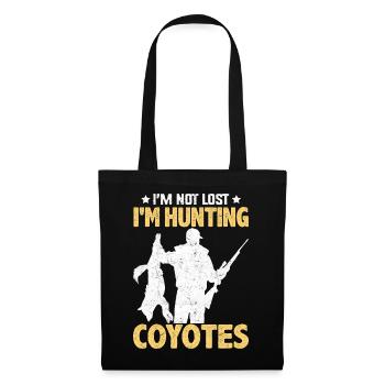 Coyote Hunt Coyote Hunter Yote - Sac en tissu - noir - Devant