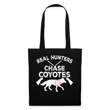 Coyote Hunt Coyote Hunter Yote - Tote Bag - black - Front
