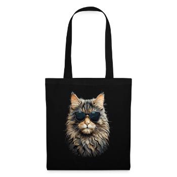 Cool Norwegian Forest Cat Cat Cat Lover - Tote Bag - black - Front