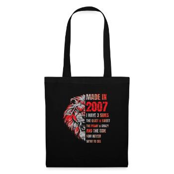 2007 Birthday Lion made in - Tote Bag - black - Front