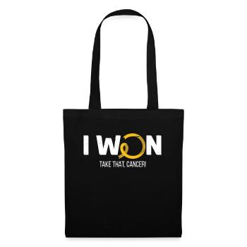 Un survivant du cancer a été sensibilisé au cancer infantile - Sac en tissu - noir - Devant