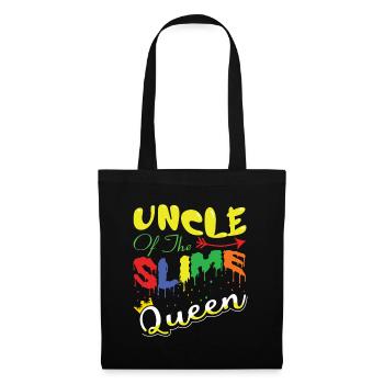 Uncle Of Slime Girl Slime Lover Colorful Slime - Tote Bag - black - Front
