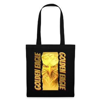 Eagle Head Gold Bird of Prey Bird Animal Nature - Tote Bag - black - Front