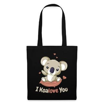Australia Australia Day Australian Koala Love - Tote Bag - black - Front
