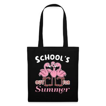 Flamingo Bye Schools Out Happy Last Class Summer - Tote Bag - black - Front