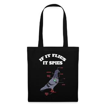 Définition Animal Anatomie Animale De Pigeon Bird - Sac en tissu - noir - Devant