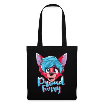 Stolzer pelziger Schwanz Ohr pelzige Person Cosplay cool - Stoffbeutel - Schwarz - Vorne