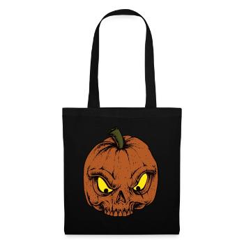 Halloween effrayant avec style Jack-O'-Lantern - Sac en tissu - noir - Devant