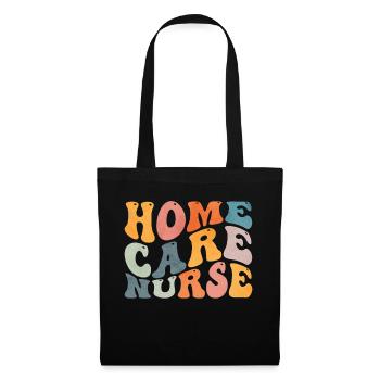 Groovy Home Care Nurse Home Sick - Tote Bag - black - Front