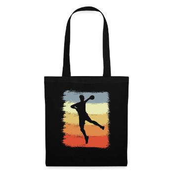 Handball pour enfants - Sac en tissu - noir - Devant