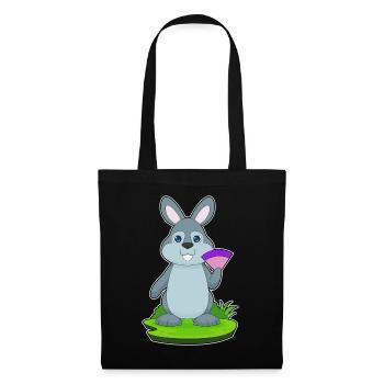 Rabbit hand fan - Tote Bag - black - Front