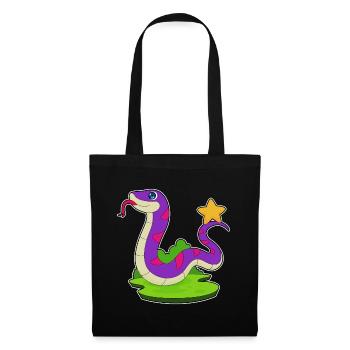 Étoile du serpent - Sac en tissu - noir - Devant