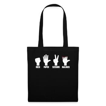 Propriétaire de chien de compagnie Shepherd Rock Paper Malinois belge - Sac en tissu - noir - Devant