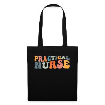 Groovy Licensed Practical Nurse LPN Nursing - Tote Bag - black - Front