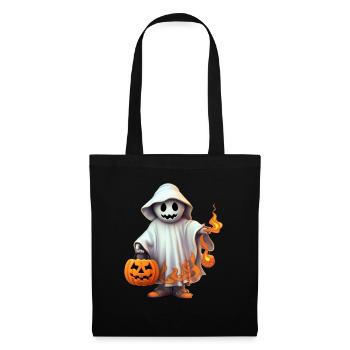 Ghoulishes Jack O' Lantern Kostüm Happy Halloween! - Stoffbeutel - Schwarz - Vorne
