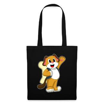 Dog Student Backpack School - Tote Bag - black - Front