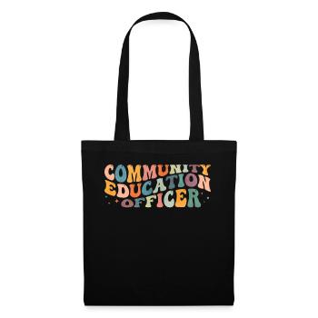 Groovy Community Education Officer Dienstleistunge - Stoffbeutel - Schwarz - Vorne