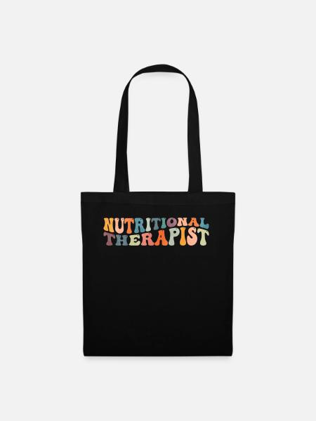 Groovy Ernährungstherapeutin Therapie Ernährung - Stoffbeutel - Schwarz