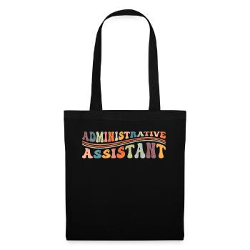 Groovy Secrétaire administratif adjoint administratif - Sac en tissu - noir - Devant