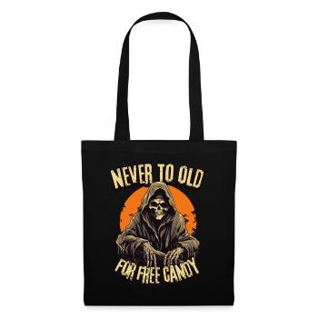 Grim Reaper Halloween Full Moon - Trick or Treat - Tote Bag - black - Front