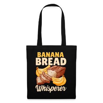 Drôle de boulanger cuisant du pain - Sac en tissu - noir - Devant