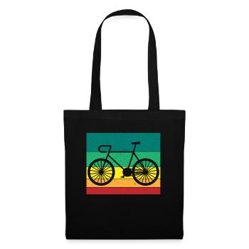 Biker love in retro style for bike fans - Tote Bag - black - Front
