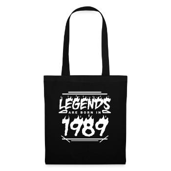 1989 - Born 1989 - Built in 1989 - Tote Bag - black - Front