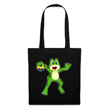 Frog Handball Player Handball - Tote Bag - black - Front