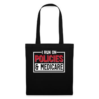 Funny Medical Insurance Agent Broker - Tote Bag - black - Front