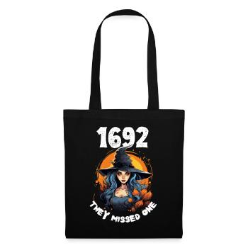 Halloween Sorcière du Mystère de Salem 1692 - Sac en tissu - noir - Devant