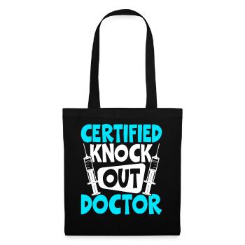 Anesthésiste amusant Anesthésiologie - Sac en tissu - noir - Devant