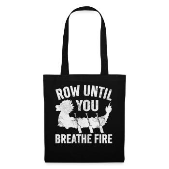 Funny Dragon Boat Racing Paddle - Tote Bag - black - Front